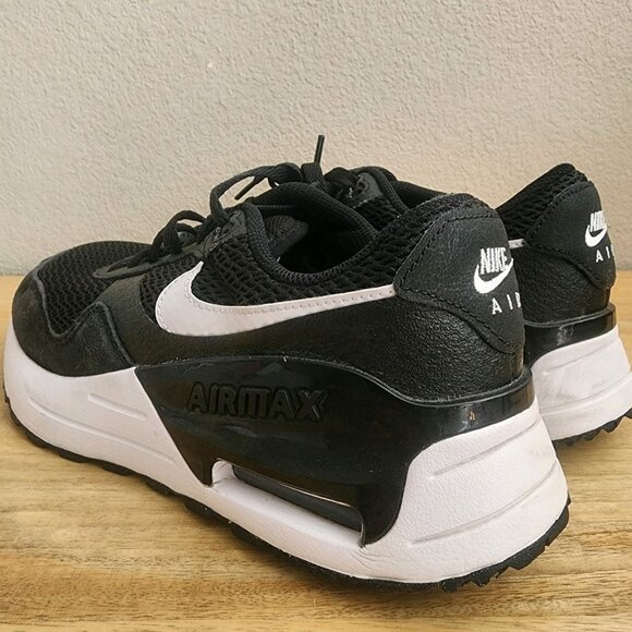 Nike Air Max SYSTM Shoes DM9537-001 Black/White/Wolf Grey Men's Size 8 - Picture 4 of 11